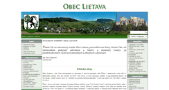 Desktop Screenshot of lietava.info